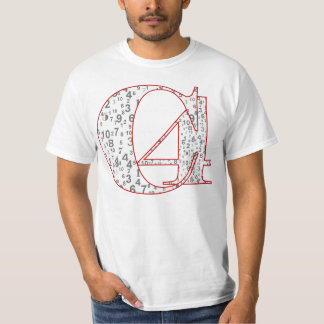 Camiseta Codifique um vermelho de quatro "números C4"