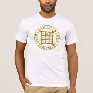 Camiseta CÓDIGO ASTRAL,MAGIC SQUARE 33 Gráfico de Astrologi