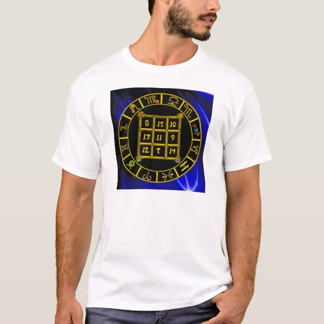 CAMISETA CÓDIGO ASTRAL/QUADRADO MÁGICO 33 (Frente)