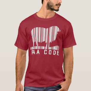 Camiseta Código Baa Código de Barras Ovino Farmácia de F