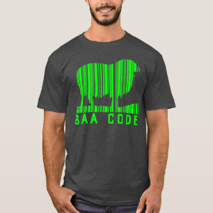 Camiseta Código Baa Código de Barras Ovino Farmácia de Faze