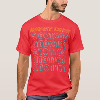 Camiseta Código binário