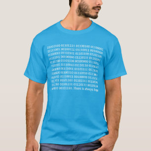 CAMISETA CÓDIGO BINÁRIO COM MENSAGEM GEEK