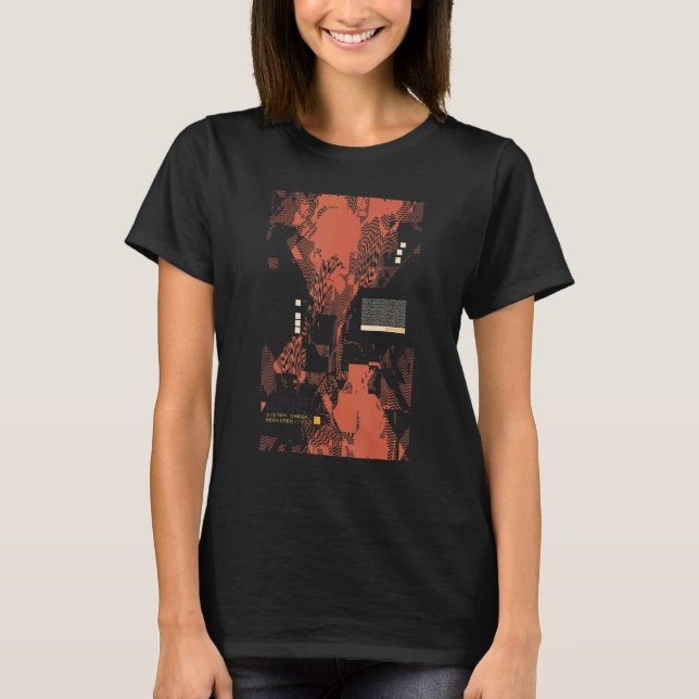 Camiseta Código Binário Computador Retro Geekt Programador  (Frente)