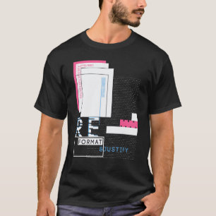 Camiseta Código Binário Computador Retro Geekt Programador