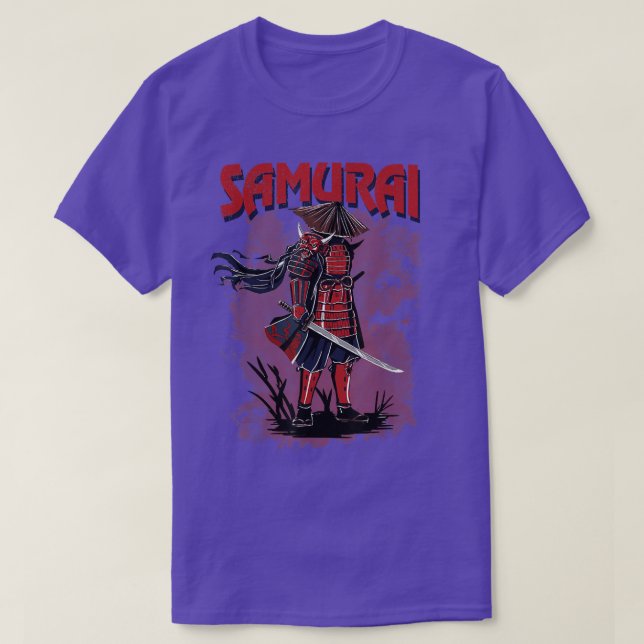 Camiseta Código Bushido do Guerreiro Samurai Japonês (Frente do Design)