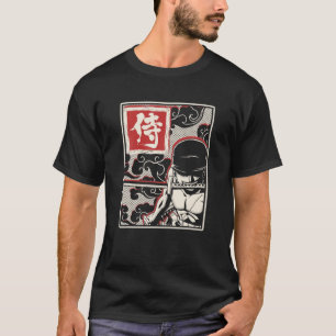 Camiseta Código Bushido Samurai Pirates Anime o Guerreiro J
