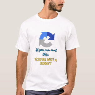 Camiseta Código Captcha: Você não é um robô