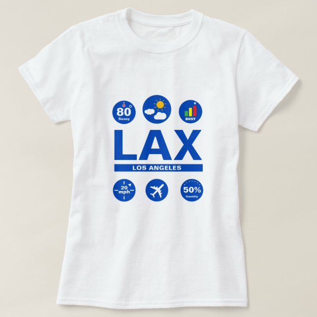 Camiseta Código de Aeroporto de Verificação Meteor (Frente do Design)