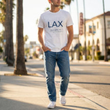 Código de Aeroporto Minimalista – LAX Personalizáv