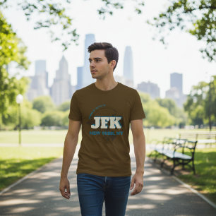 Camiseta Código de Aeroporto Personalizado Cidade e Estado