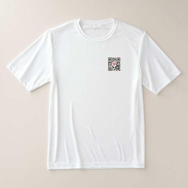 Camiseta Código de Amor QR (Postura )