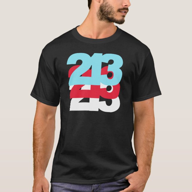 Camiseta Código de área 213 (Frente)