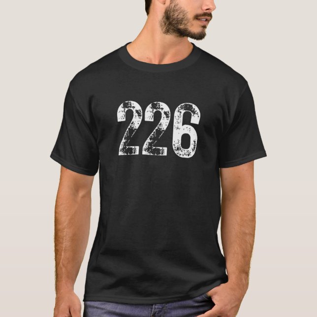 Camiseta Código de Área 226 Londres ON Código de Área de Te (Frente)