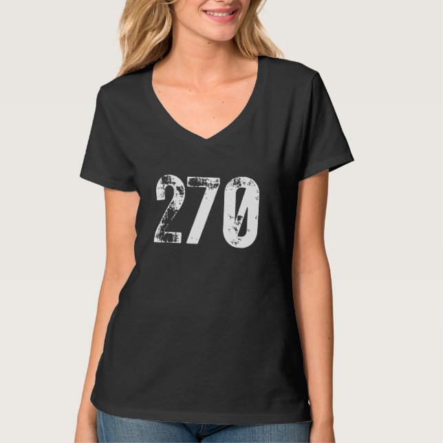 Camiseta Código de Área 270 Bowling Green KY Código de Área (Frente)