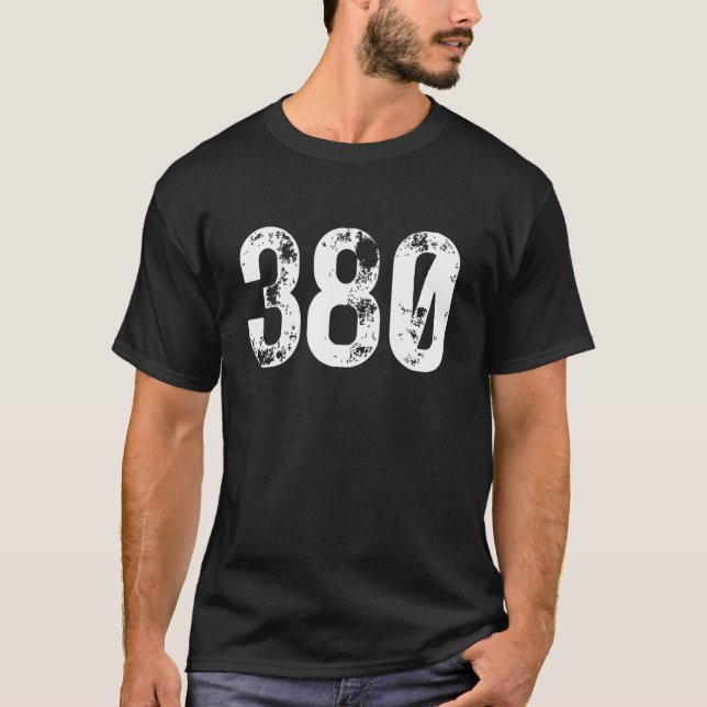 Camiseta Código de área 380 Columbus OH Telefone celular Ár (Frente)