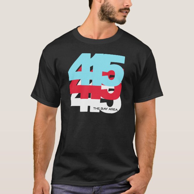 Camiseta Código de área 415 (Frente)