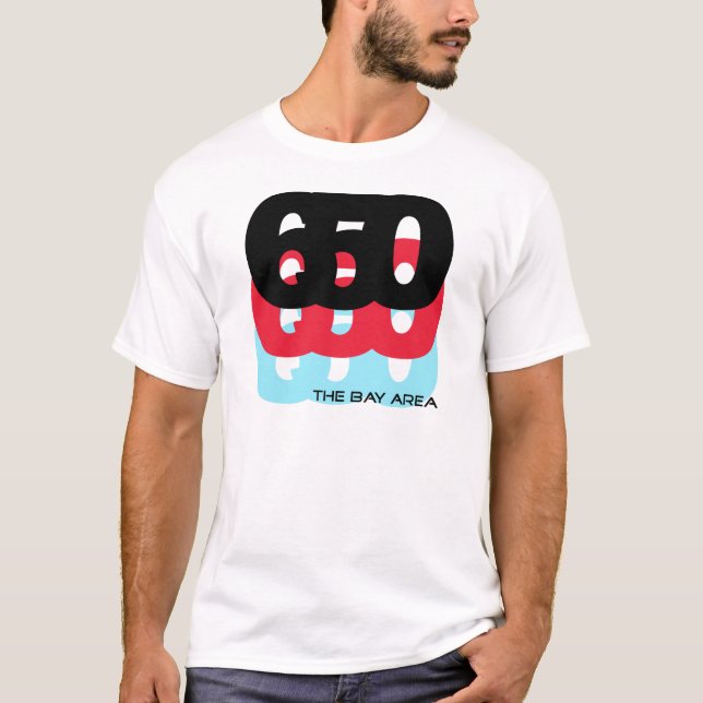 Camiseta Código de área 650 (Frente)