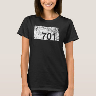 Camiseta Código de Área 701 da Dakota do Norte, Hometown So