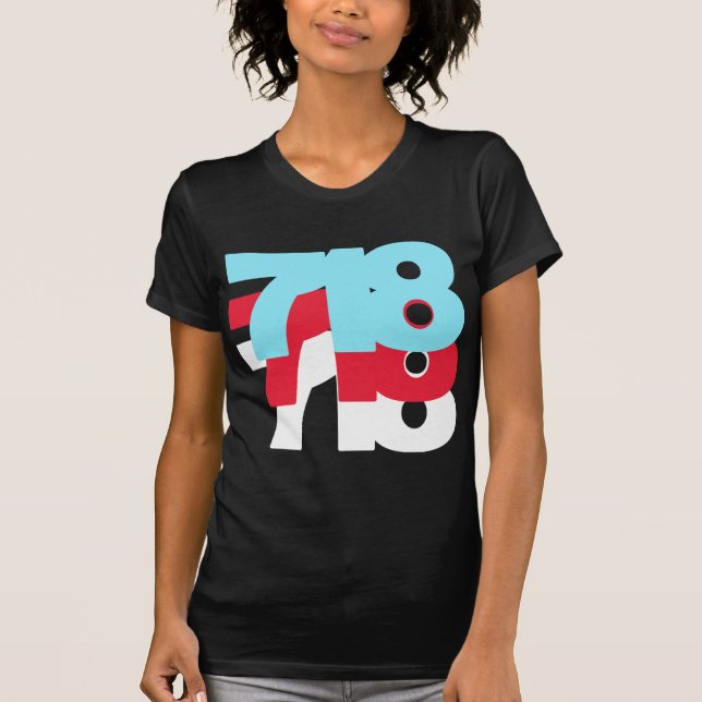 Camiseta Código de área 718 (Frente)
