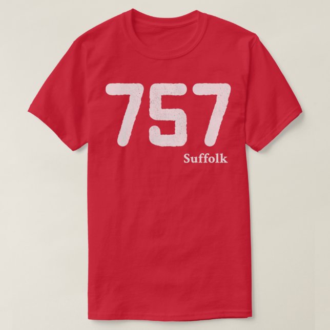 Camiseta Código de área 757 Suffolk Virginia1 (Frente do Design)