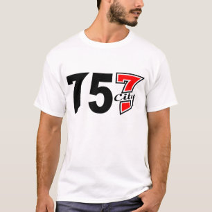 Camiseta Código de área 757city