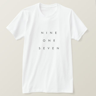 Camiseta Código de área 917