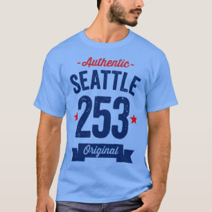 Camiseta Código de área Authentic Seattle 253