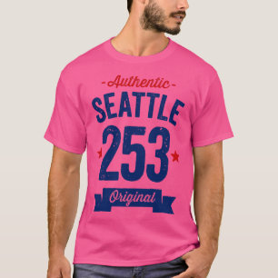 Camiseta Código de área Authentic Seattle 253