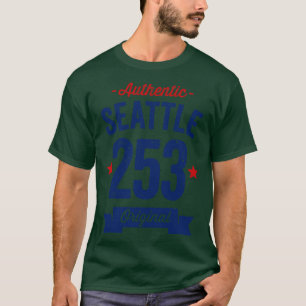 Camiseta Código de área Authentic Seattle 253
