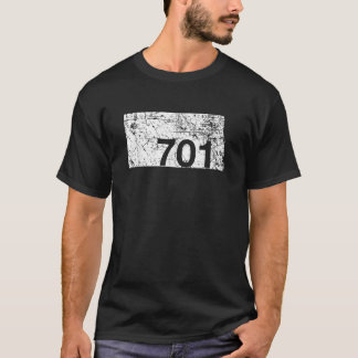 Camiseta Código de Área de Dakota do Norte 701 Presente de