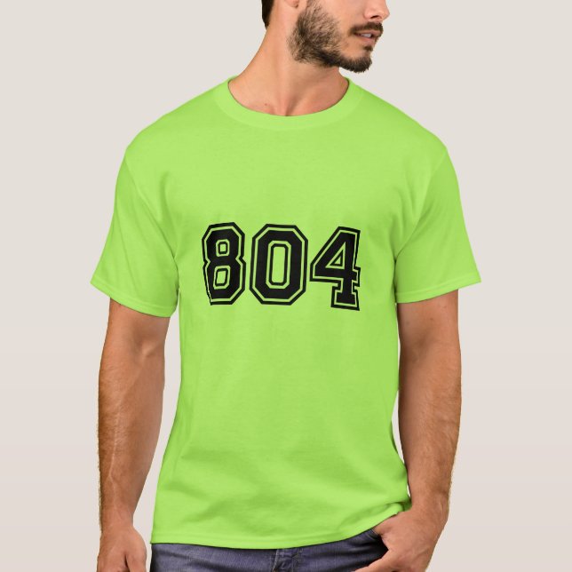 Camiseta Código de área de RVA 804 (Frente)