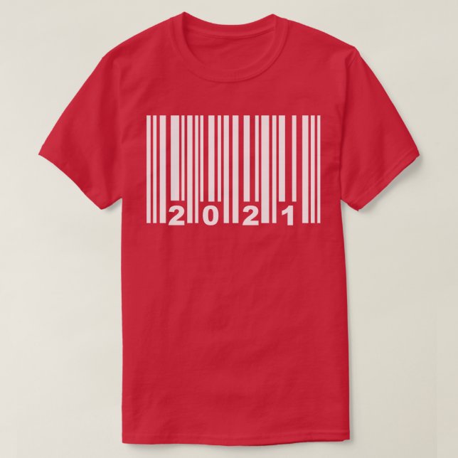 Camiseta Código de barras 2021 (Frente do Design)