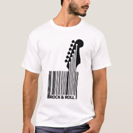 Camiseta Código de barras do Classic Rock n Roll