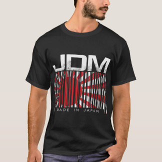 Camiseta Código de barras do JDM feito no Japão