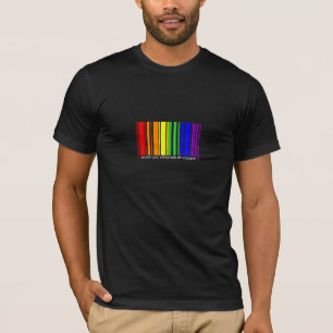 Camiseta Código de barras do orgulho - t-shirt americano