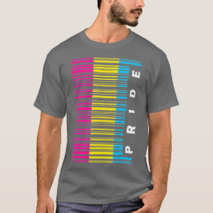 Camiseta Código de Barras do Sinalizador Pansexual LGB
