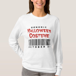 Camiseta Código de Barras Genérico Figurino de Halloween 31