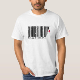 Camiseta Código de Barras legal do Clima de Montanha