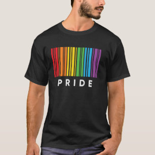 Camiseta Código de barras Orgulho bissexual Lgbt Gay lésbic