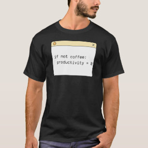 Camiseta Código de Café de Programador Se Não Ca