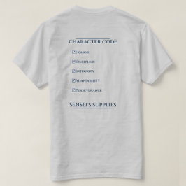 Camiseta Código de Caráter