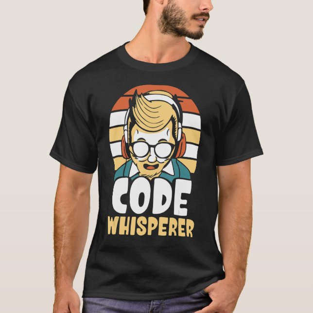 Camiseta Código De Codificação Do Codificador De Código It  (Frente)