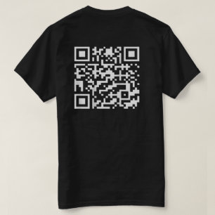Camiseta Código de Dança do Presidente Trump QR Engraçado (