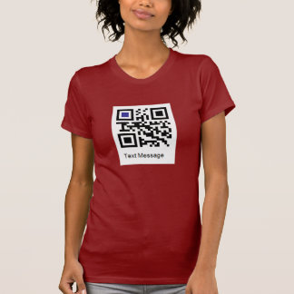 Camiseta Código de QR para "EU SOU UM LÉSBICA "