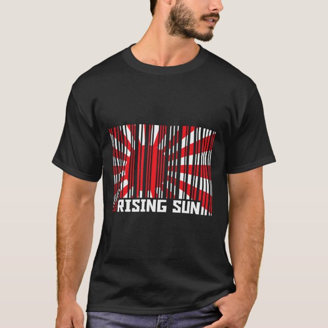 Camiseta Código de Rótulo Sun Karate ascensão (Frente)