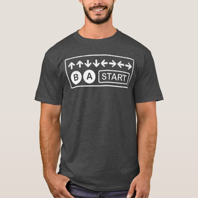 Camiseta Código de Trapaça de Jogos de Vídeo Aniversário de (Frente)