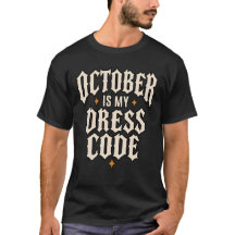 Código de Vestimenta Gótico de Halloween de Outubr
