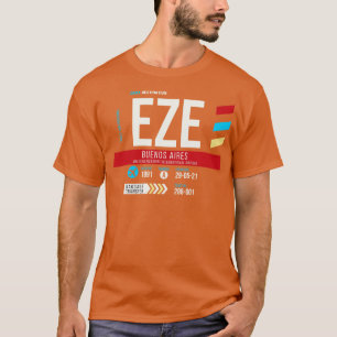 Camiseta Código do aeroporto EDI de Edimburgo Marca de baga
