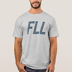 Camiseta Código do Aeroporto FLL Fort Lauderdale - Flórida